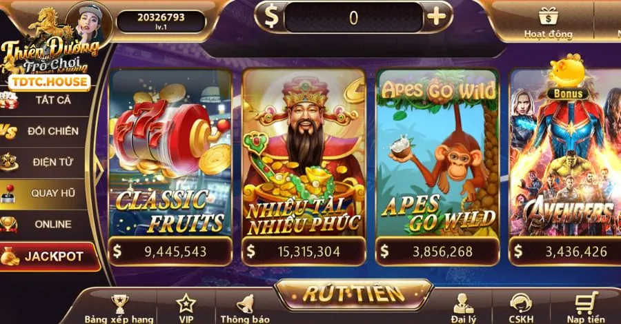 Thưởng nạp tiền AW8